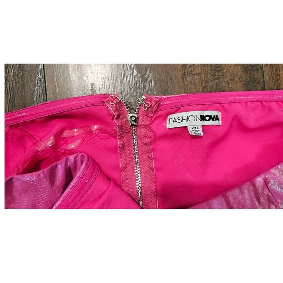 Fashion Nova Tube Top Size 2XL Pink - Picture 3 of 3